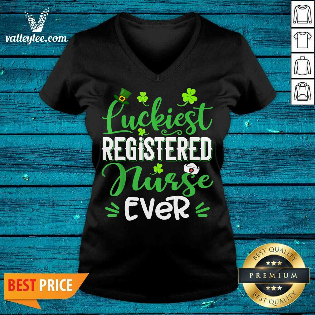 Wicked Luckiest Registered Nurse Ever St Patricks Day Shirt