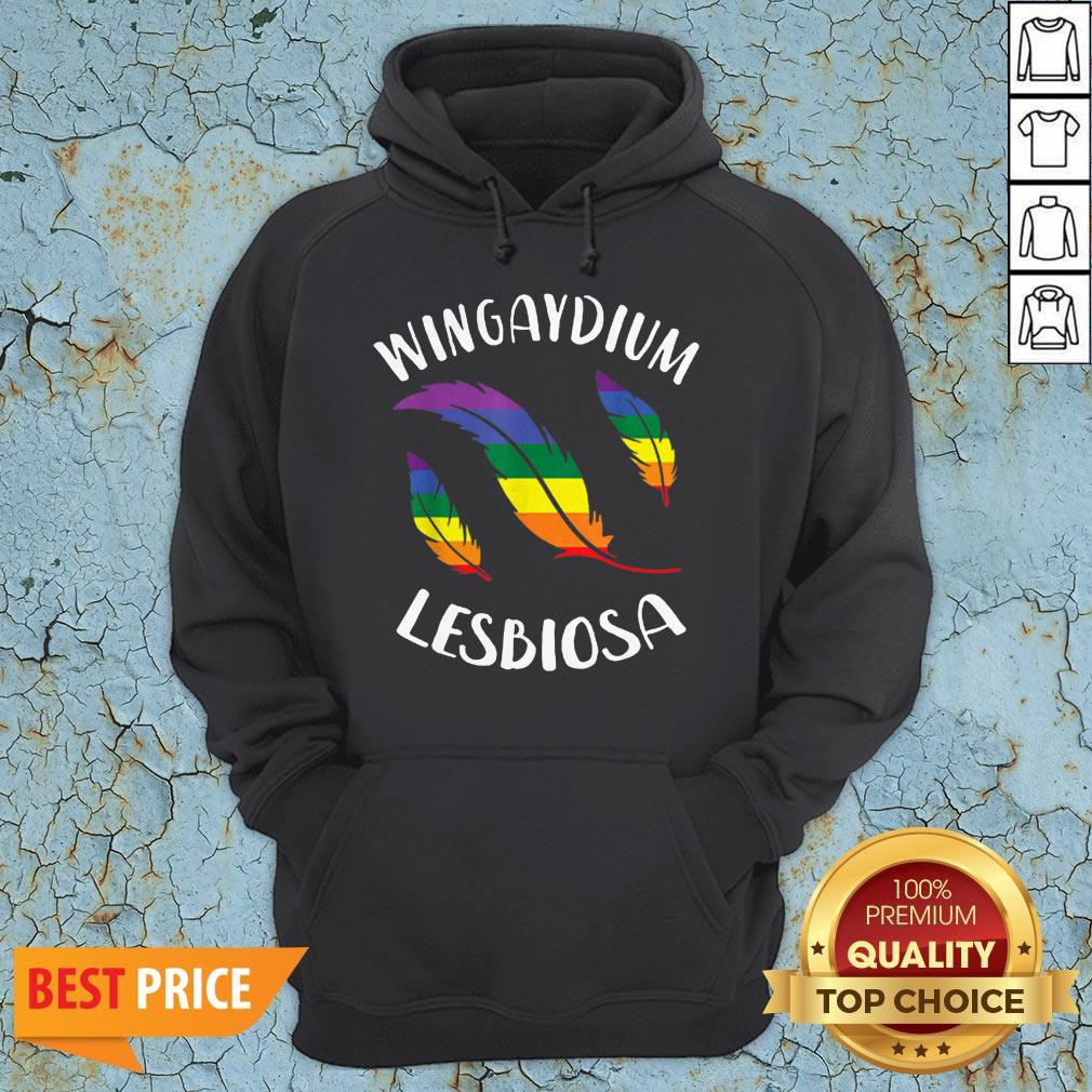 Wingaydium Lesbiosa LGBT Gay Pride Lesbian Shirt