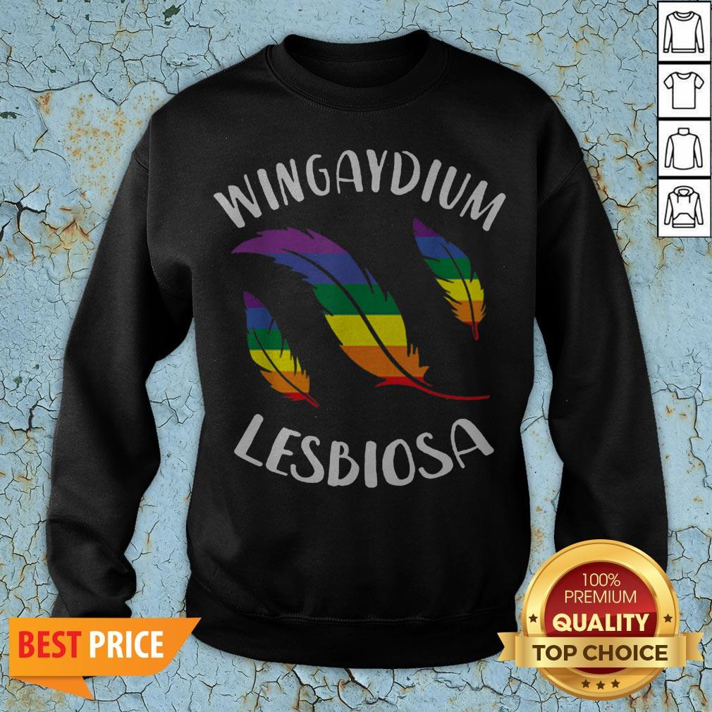 Wingaydium Lesbiosa LGBT Gay Pride Lesbian Shirt