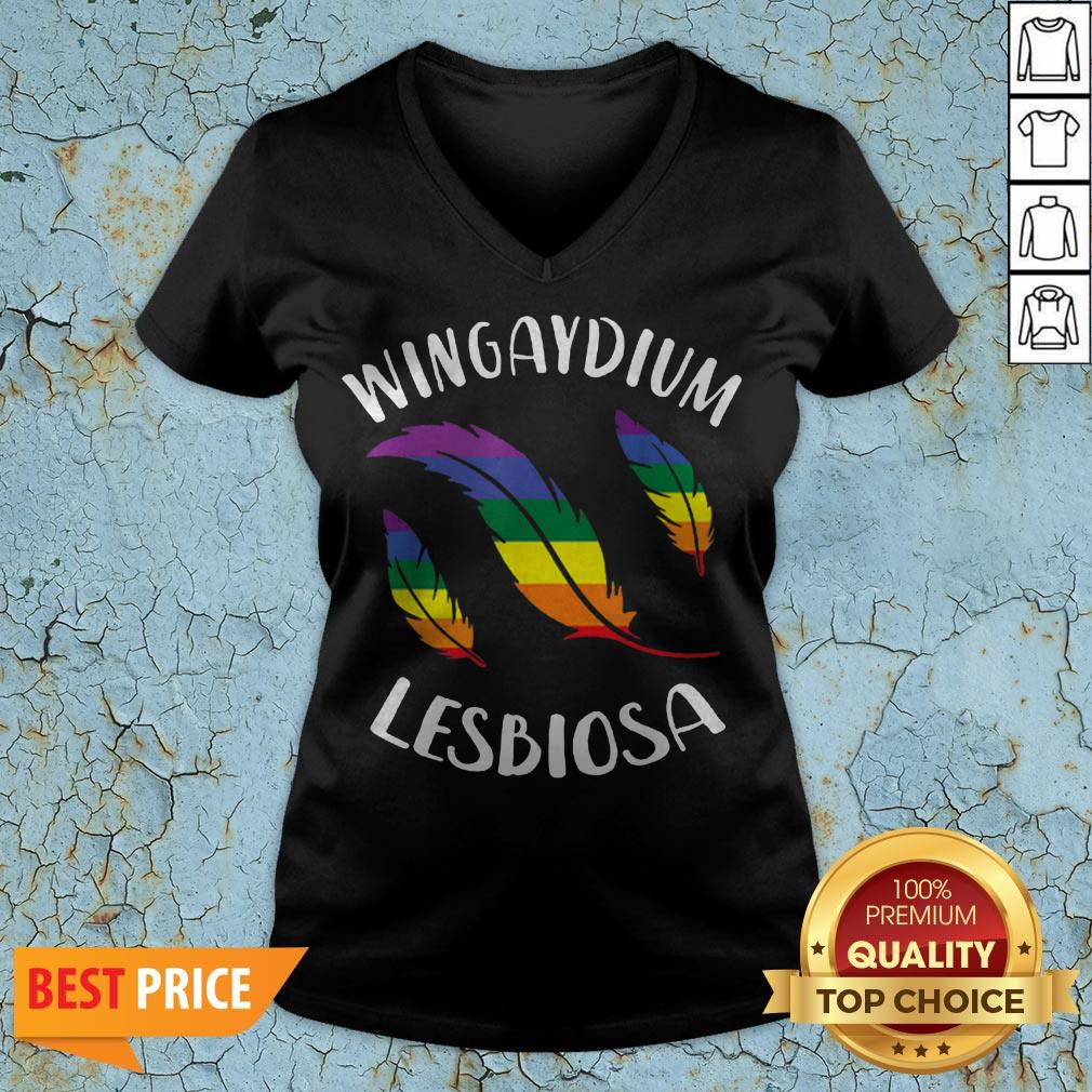Wingaydium Lesbiosa LGBT Gay Pride Lesbian Shirt