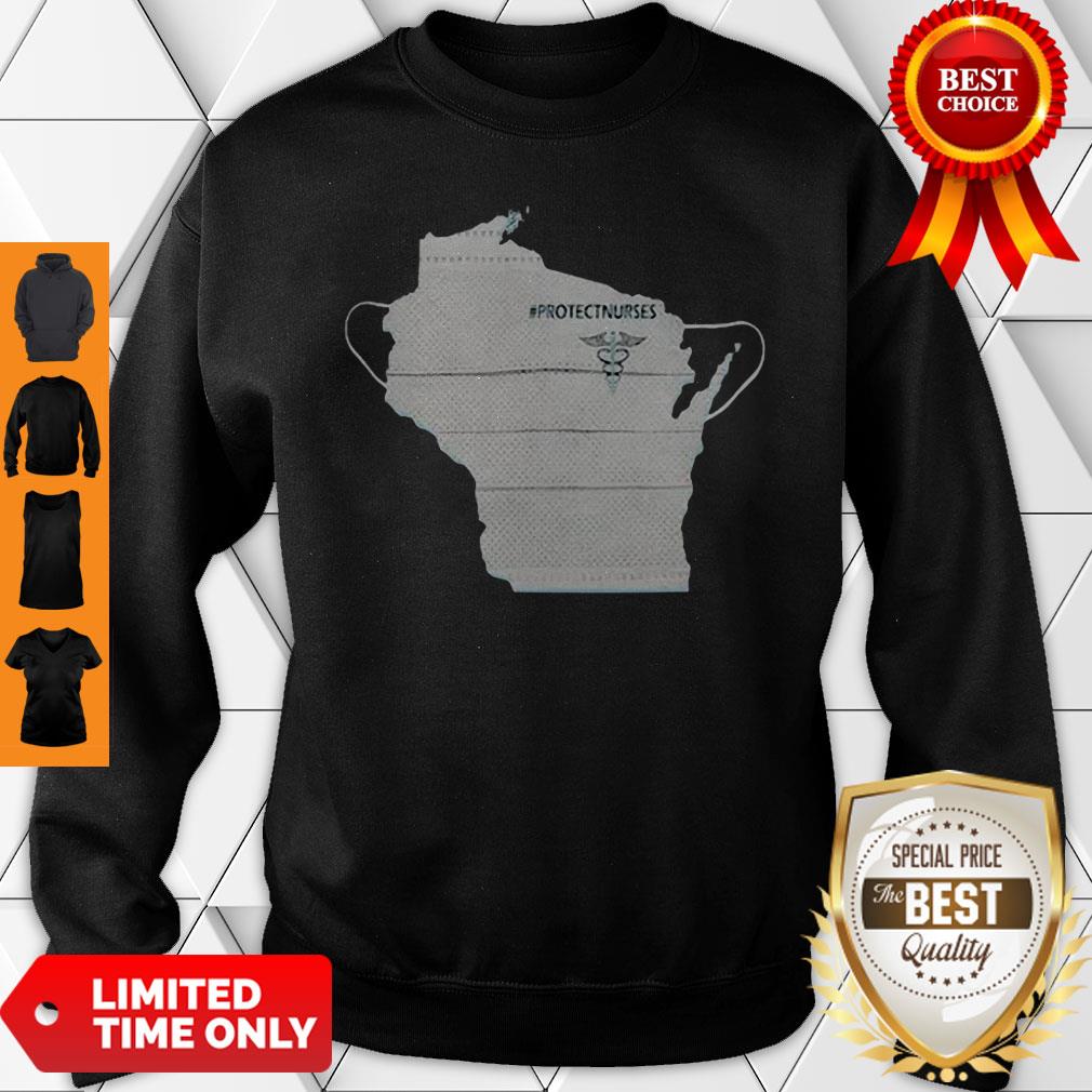 Wisconsin Protect Nurses Face Mask COVID-19 Shirt