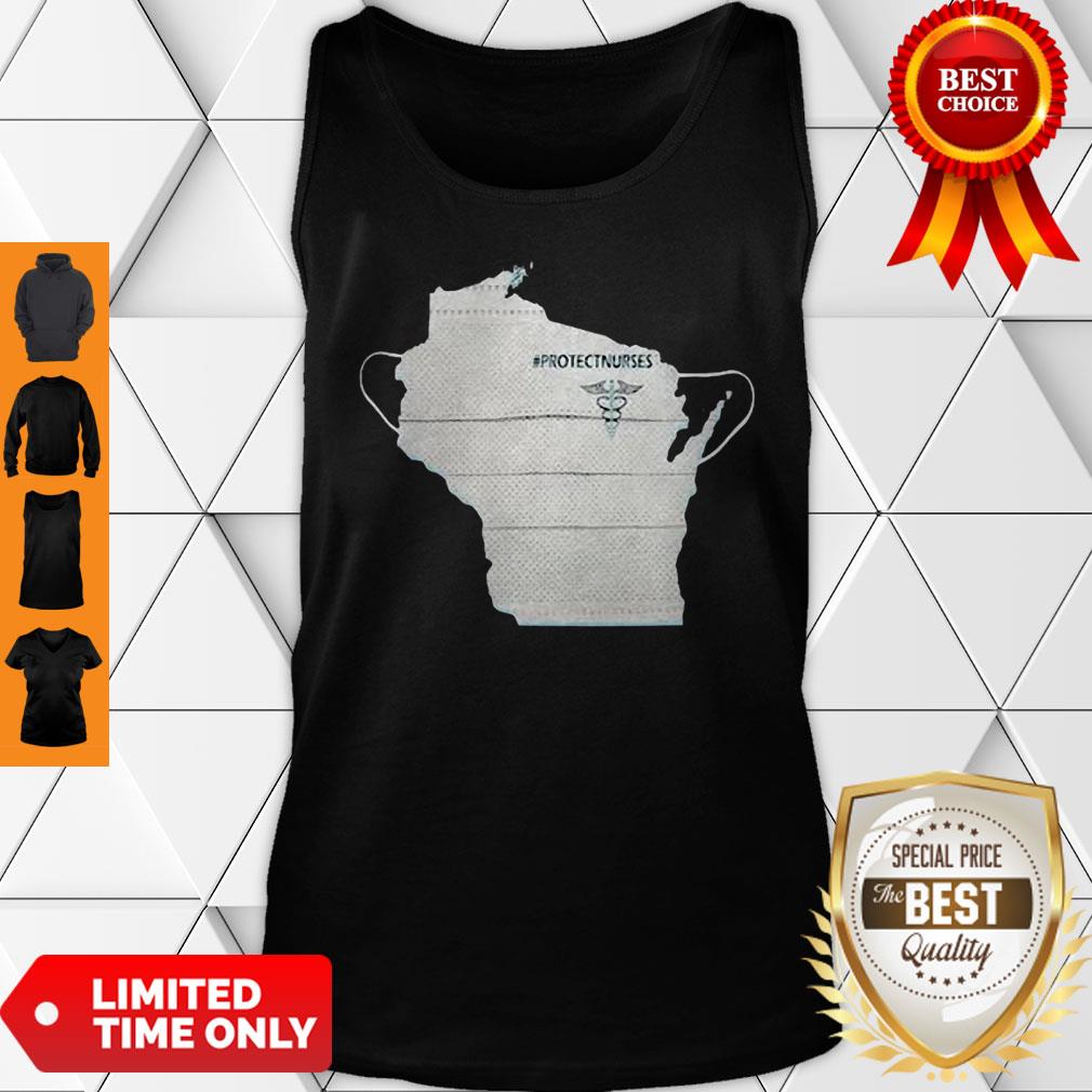 Wisconsin Protect Nurses Face Mask COVID-19 Shirt