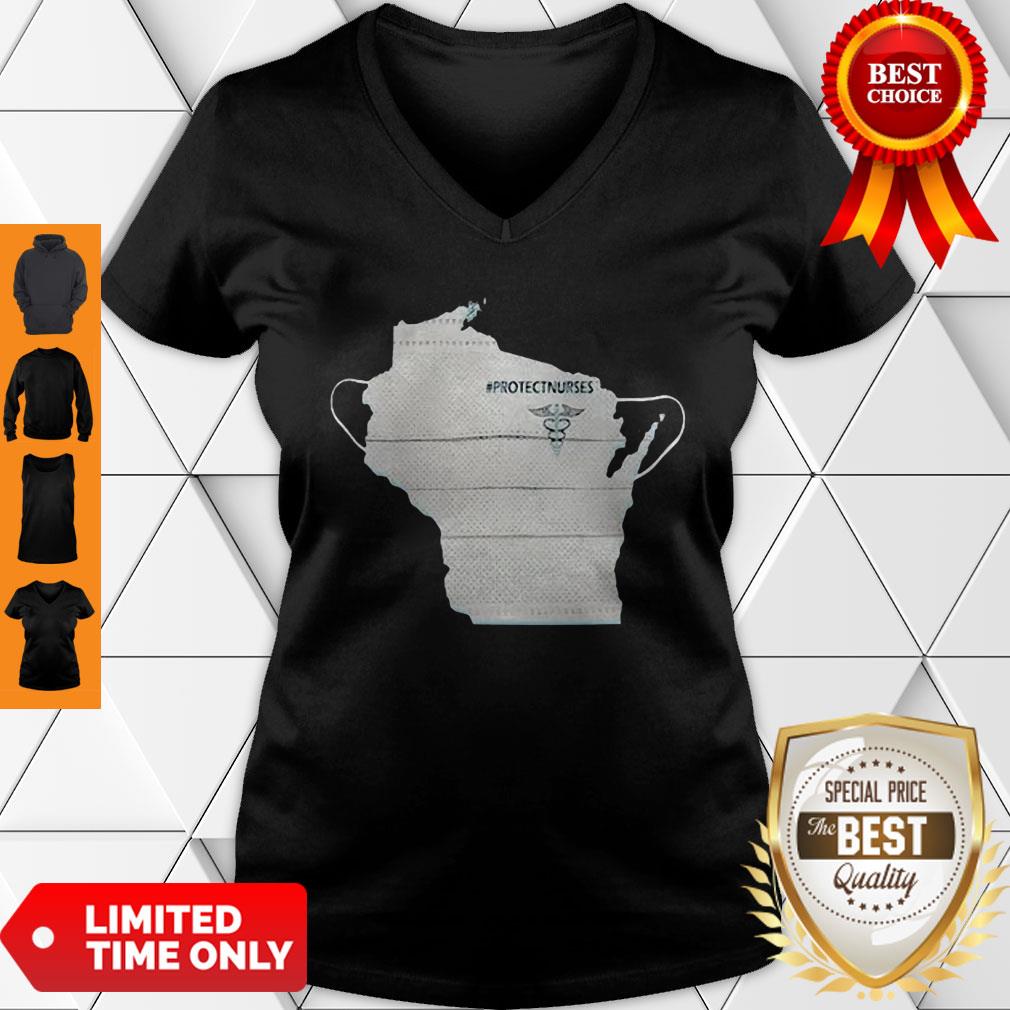 Wisconsin Protect Nurses Face Mask COVID-19 Shirt
