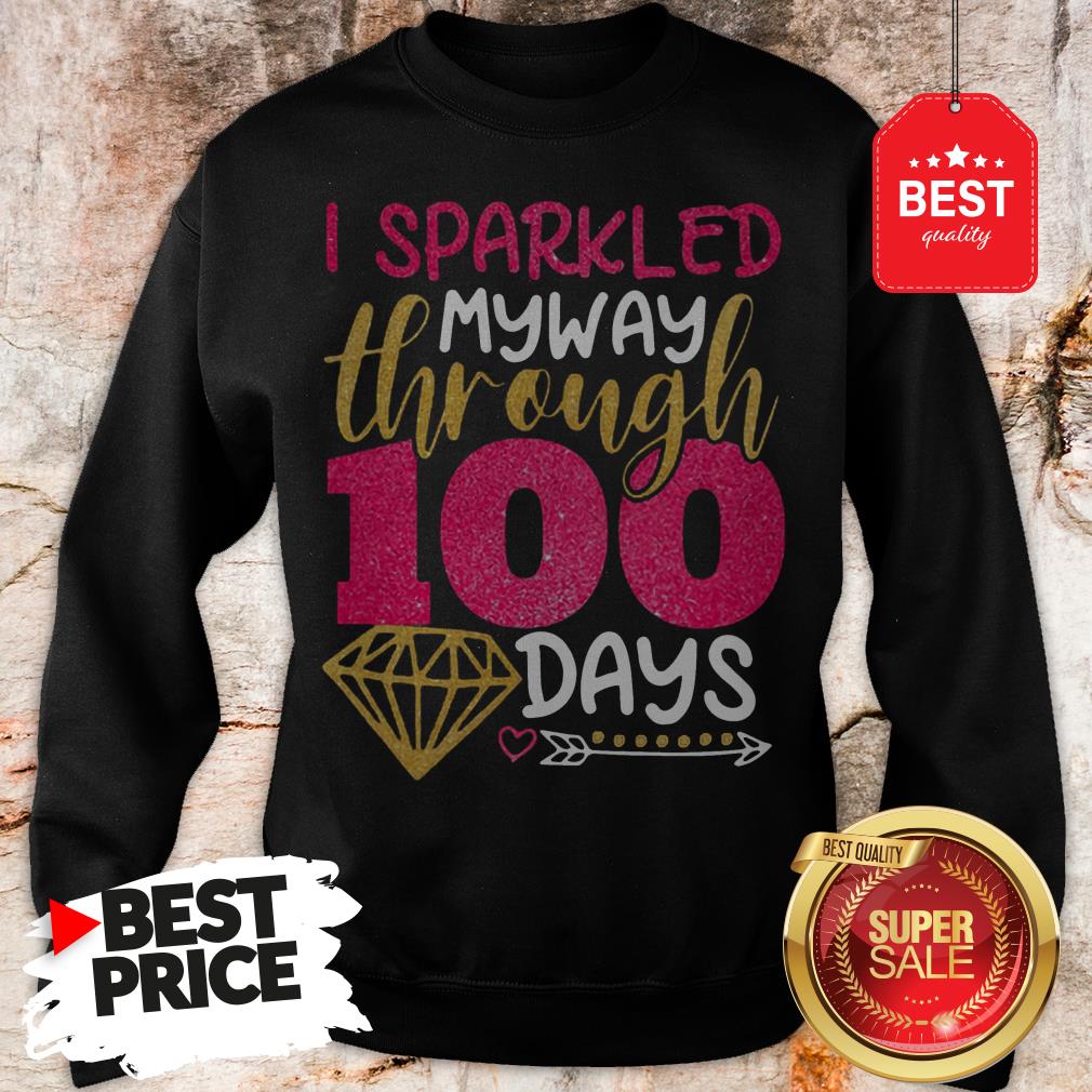 Wonderful Glitter I sparkled My Way Through 100 Days Shirt