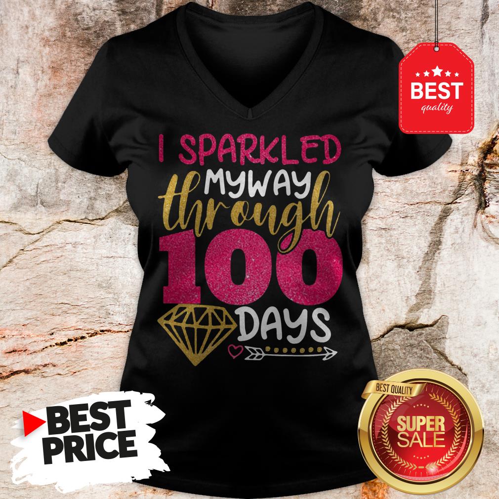 Wonderful Glitter I sparkled My Way Through 100 Days Shirt
