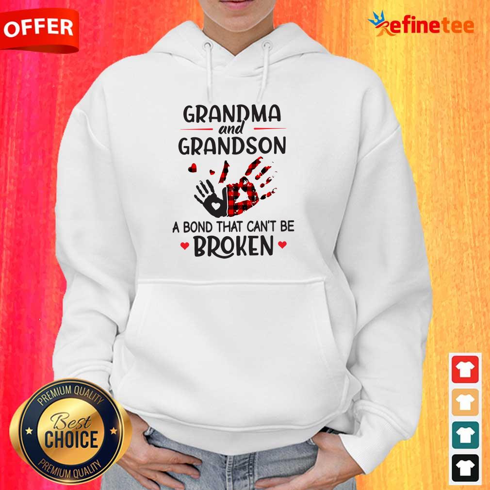 Wonderful Grandma And Grandson A Bond That Cant Be Broken Shirt