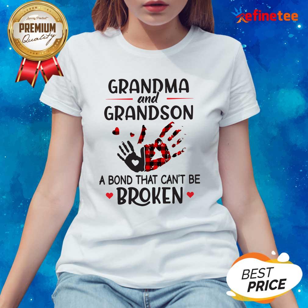 Wonderful Grandma And Grandson A Bond That Cant Be Broken Shirt