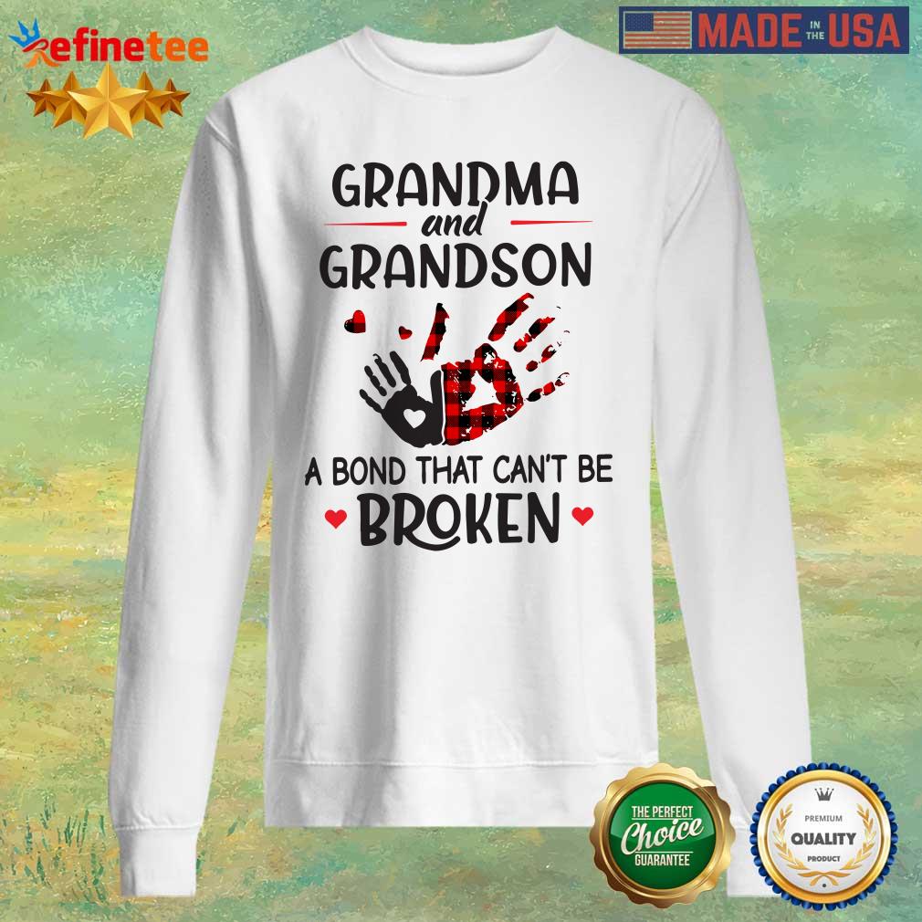 Wonderful Grandma And Grandson A Bond That Cant Be Broken Shirt