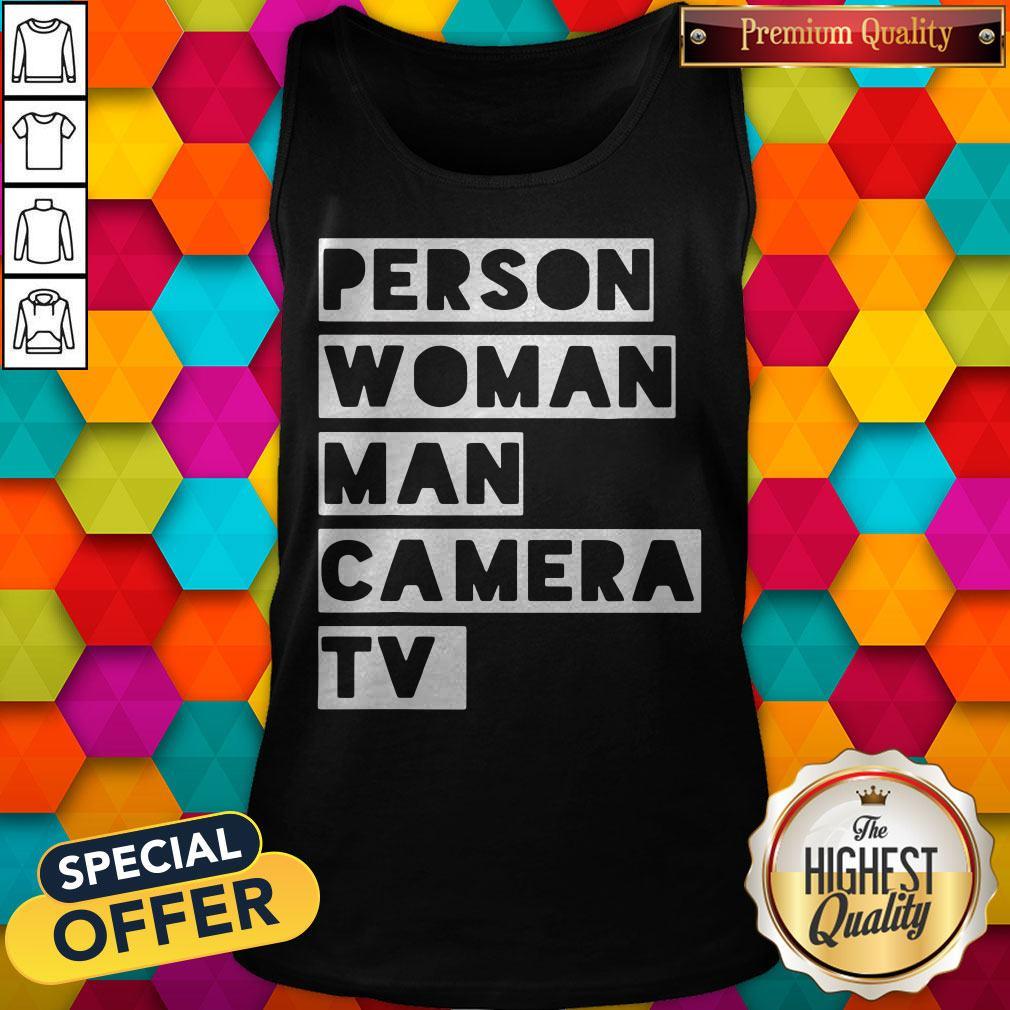 Wonderful US Person Woman Man Camera TV Shirt