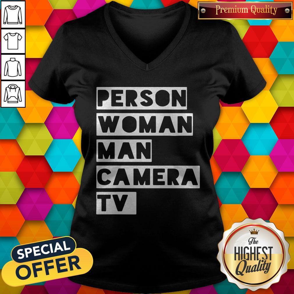 Wonderful US Person Woman Man Camera TV Shirt