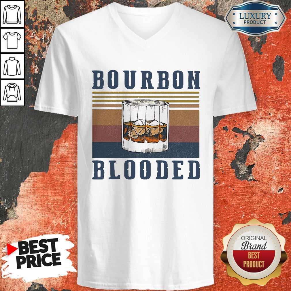 Wonderful Wine Bourbon Blooded Vintage Shirt