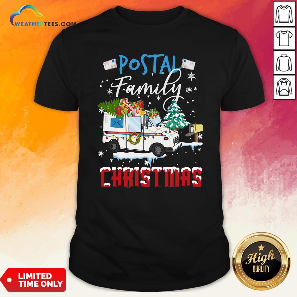 Work Postal Family Christmas Shirt
