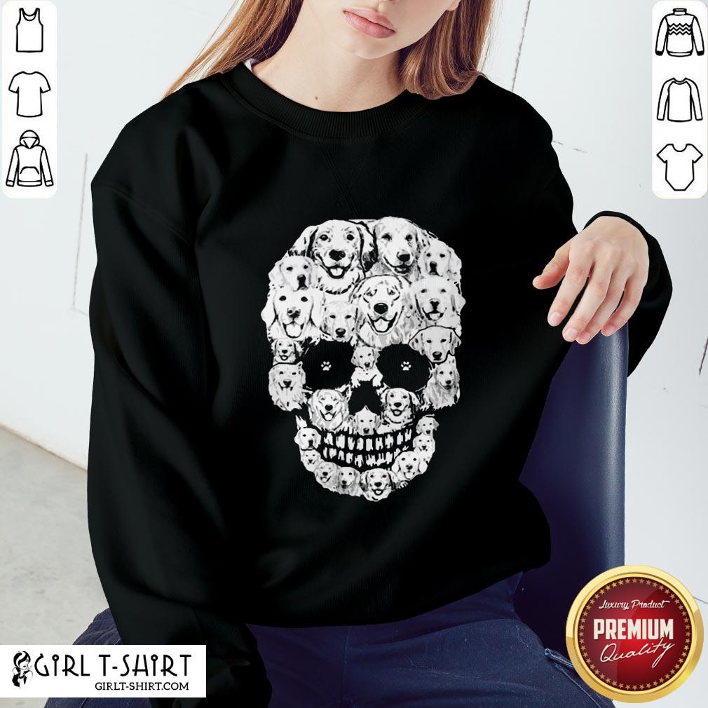 World Golden Retriever Skull Shirt