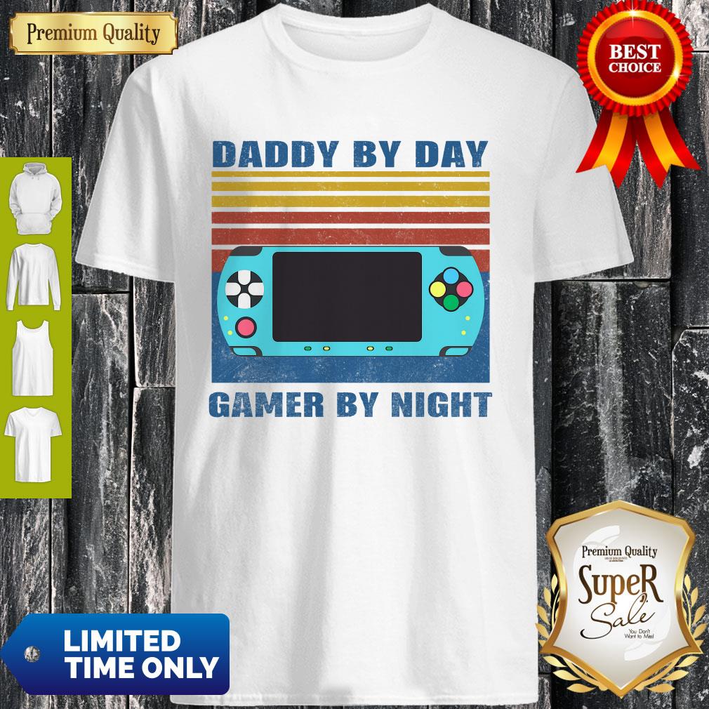 Official Daddy By Day Gamer By Night Shirt