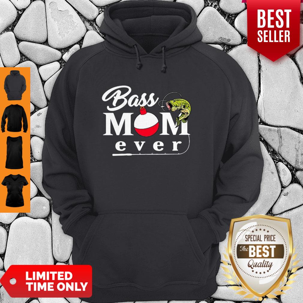 Official Fishing Bass Mom Ever Shirt