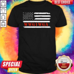 WWG1WGA Maga Donald Trump Flag Shirt