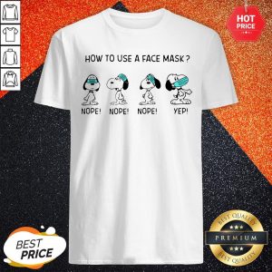 How To Use A Face Mask Snoopy Shirt