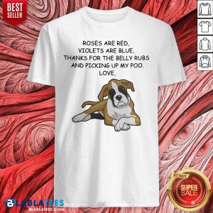 Roses Are Red Violets Are Blue Boxer Shirt