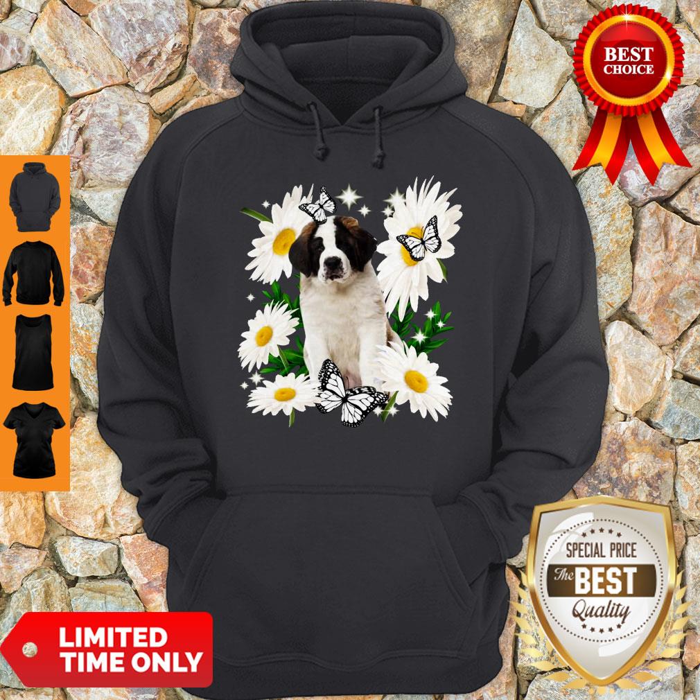 Official St Bernard Daisy Flower Classic Shirt