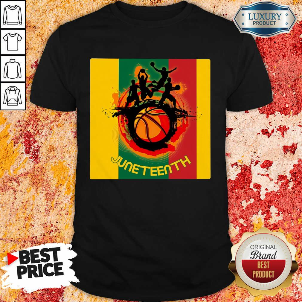 Juneteenth Basketball Team Shirt