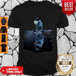 Nice Australian Cattle Dog Mask Reflection Water Mirror Shirt