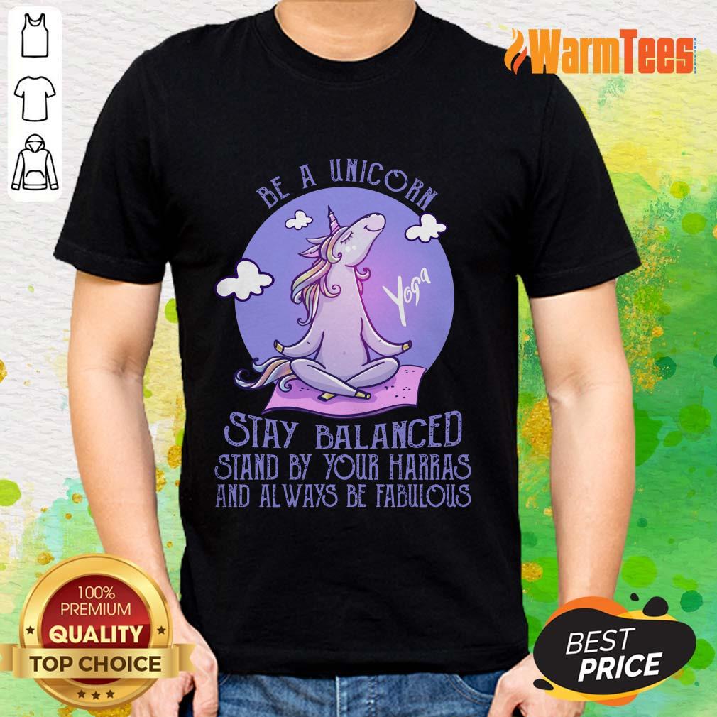 Yoga Be A Unicorn Stay Balanced Shirt