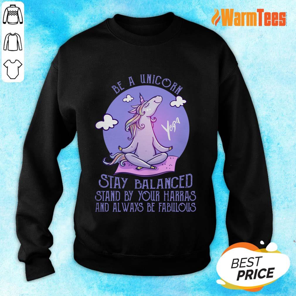 Yoga Be A Unicorn Stay Balanced Shirt