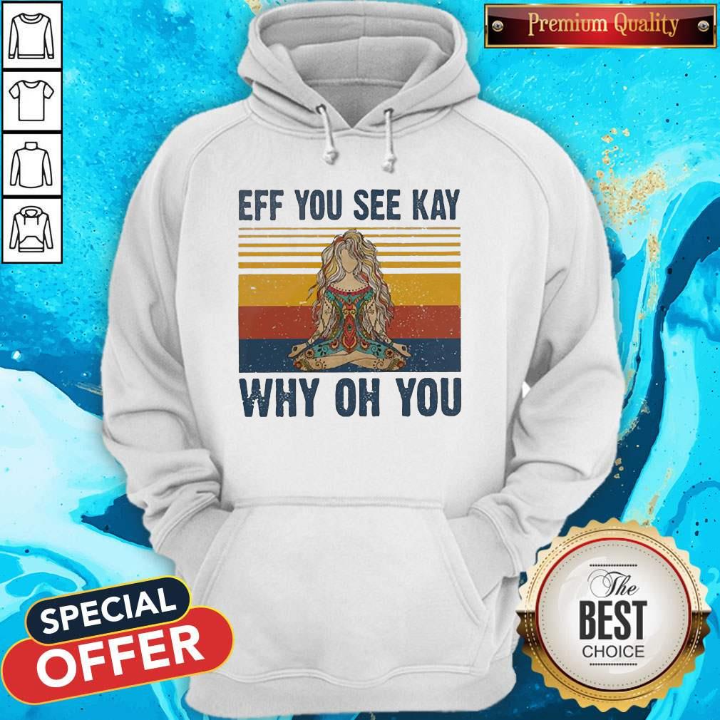 Yoga Eff You See Kay Why Oh You Vintage Tattooed Womens Shirt
