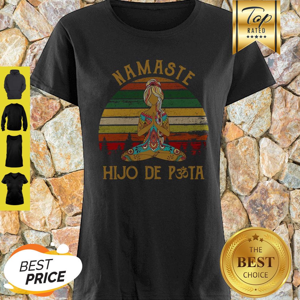 Yoga Peace Namaste Hijo De Puta Vintage Shirt