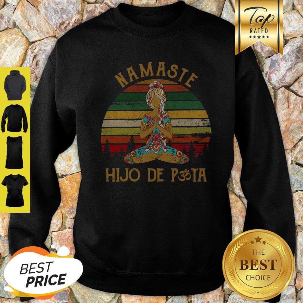 Yoga Peace Namaste Hijo De Puta Vintage Shirt