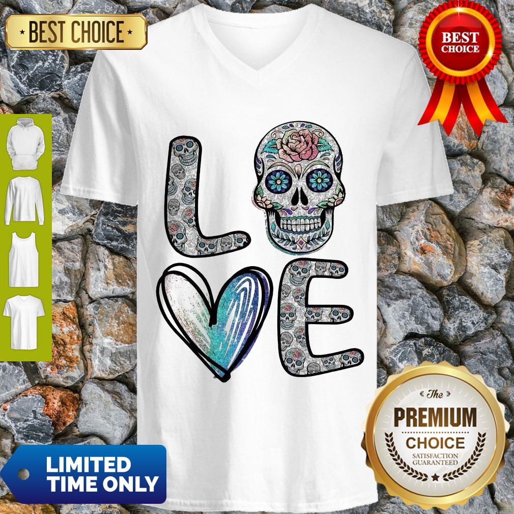 Nice Love Sugar Skull Diamonds Shirt