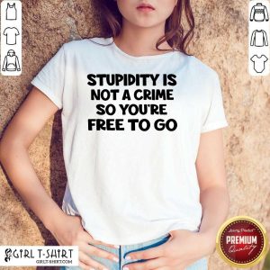 Stupidity Is Not A Crime So You’re Free To Go Shirt