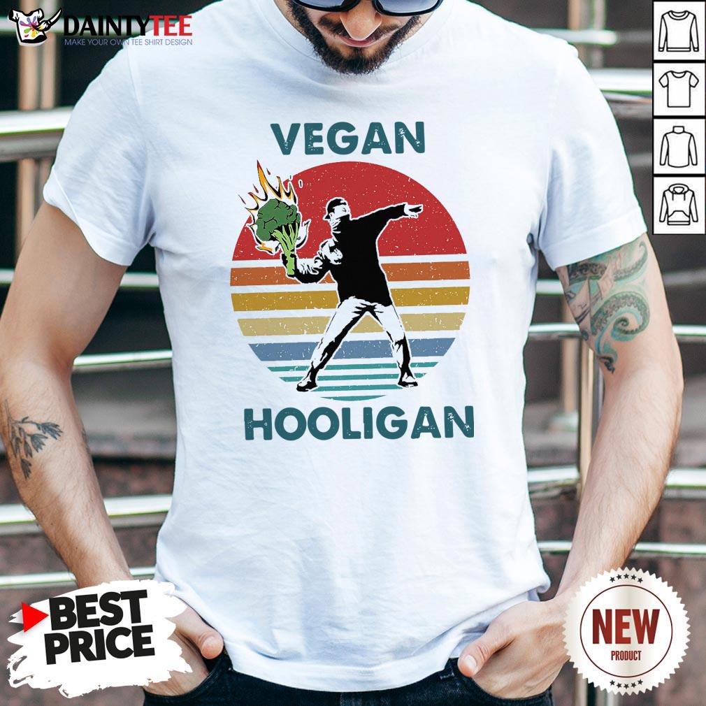 Vegan Hooligan Vintage Retro Shirt