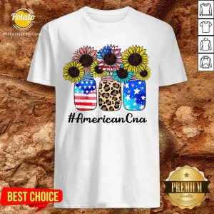 Flower American CNA 4th Of July Shirt