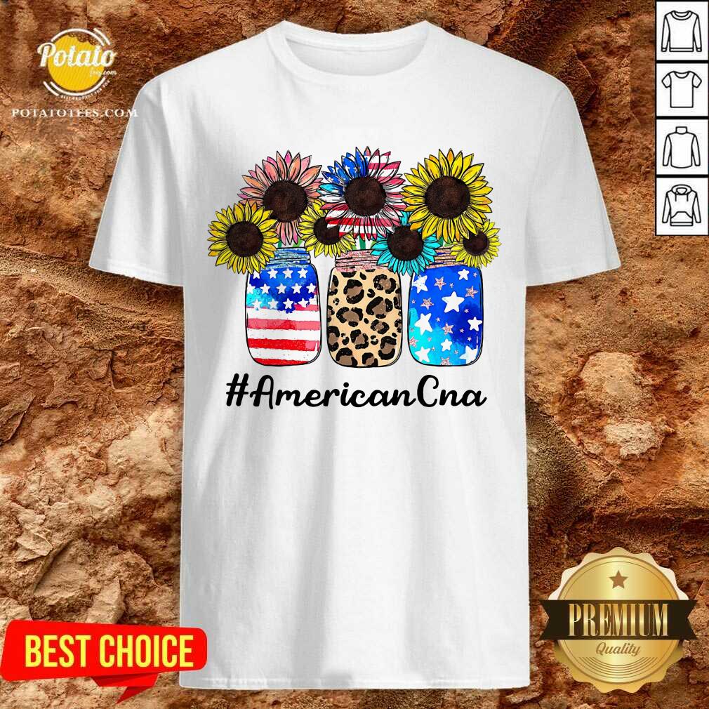 Flower American CNA 4th Of July Shirt