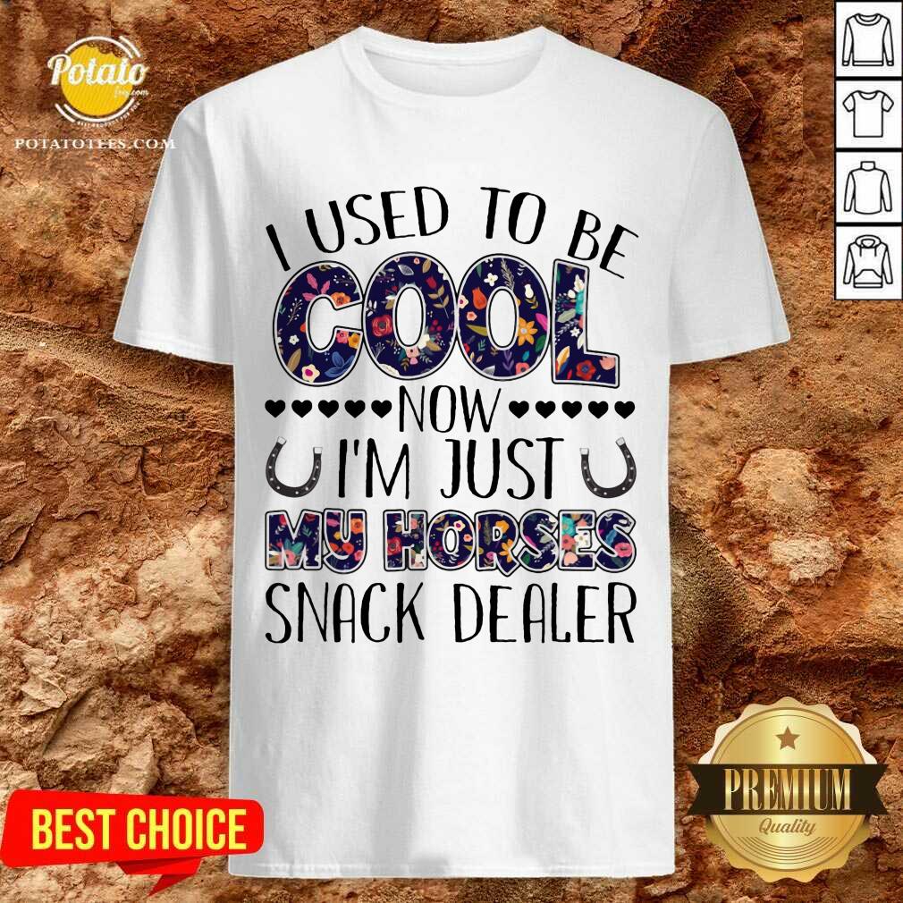 I Used To Be Cool I'm Just My Horse Snack Dealer Shirt