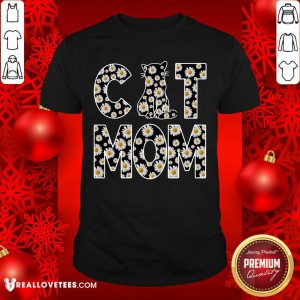 Daisy Flowers Cat Mom Shirt