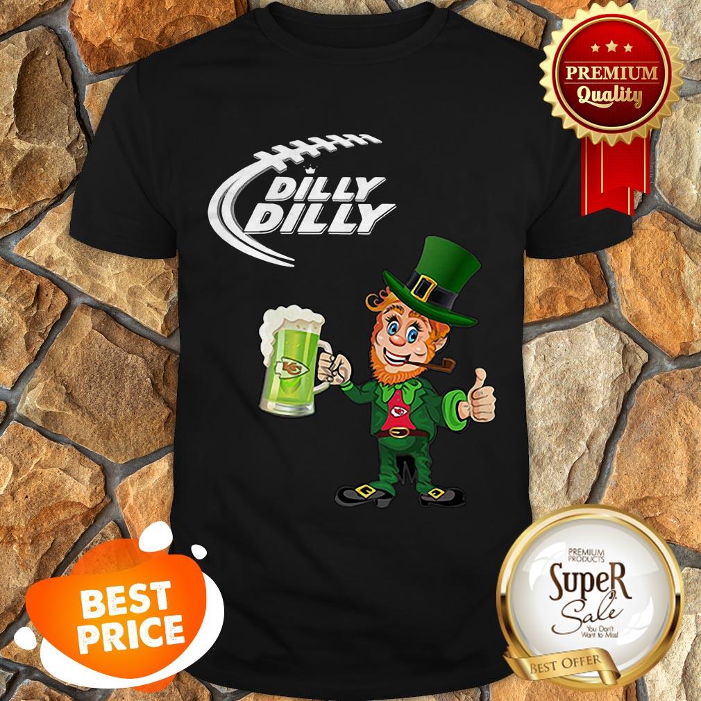 Nice St. Patrick’s Day Irish Dilly Dilly Beer Kansas City Chiefs Shirt