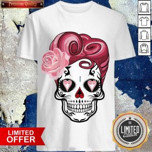 Sugar Bubblegum Pinup Skulls Day Of The Dead Dia De Muertos Shirt