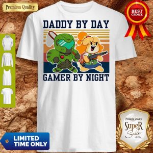 Top Doomguy and Isabelle Daddy By Day Gamer by Night Vintage Shirt