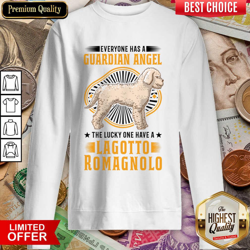 Everyone Has A Guardian Angel The Lucky One Have A Lagotto Romagnolo Shirt