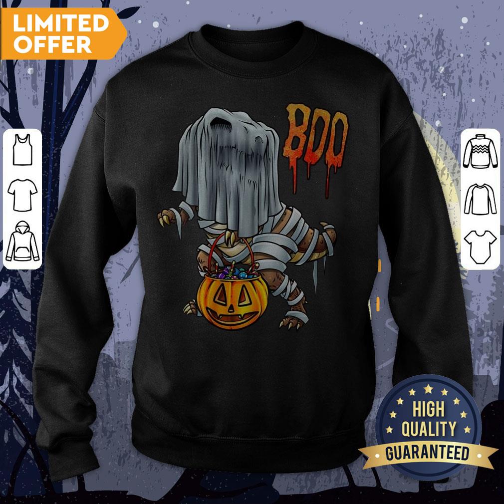2020 Is Boo Sheet Dinosaur Boo T-Rex Halloween Costume Shirt