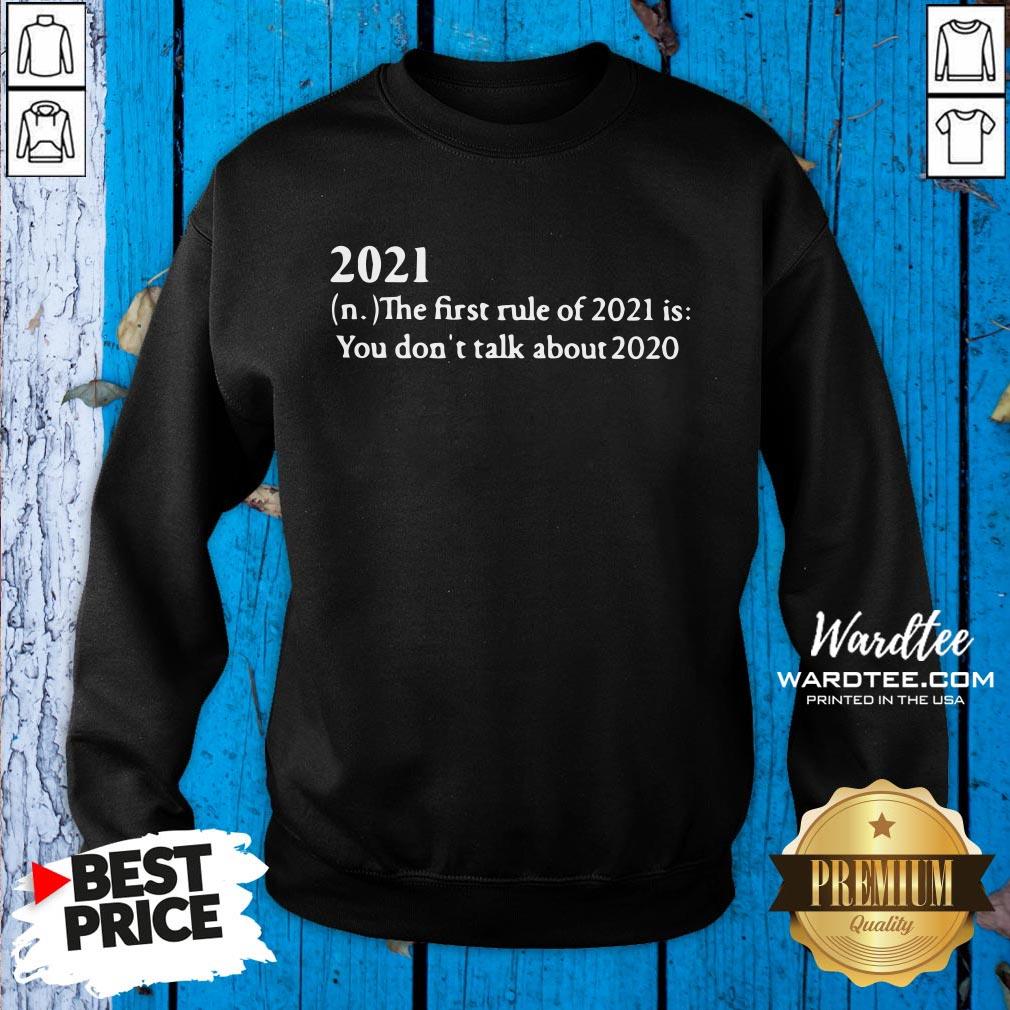 2021 The First Rule Of 2021 Us You Don’t Talk About 2020 Shirt