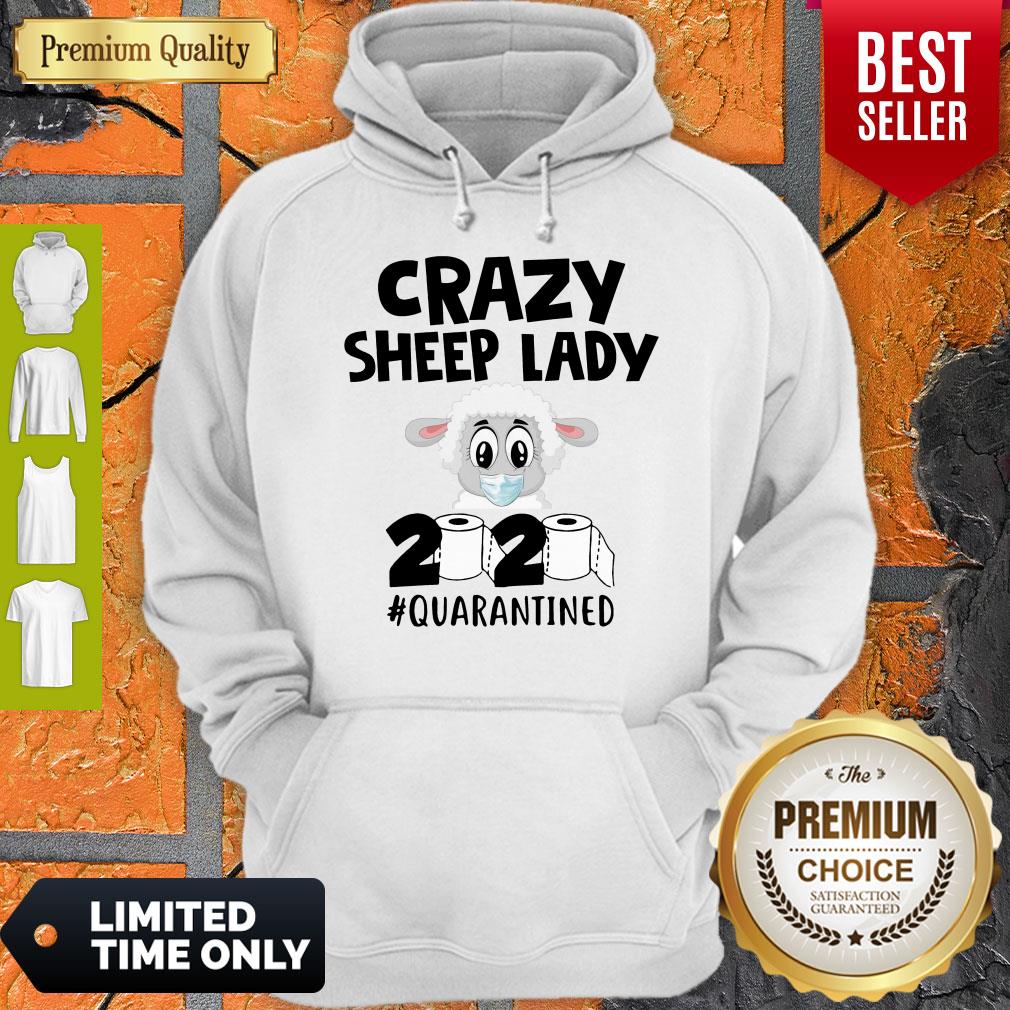 Awesome Crazy Sheep Lady 2020 Quarantined Shirt