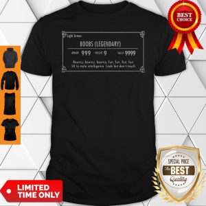 Light Armor Boobs Legendary Armor 999 Weight 9 Value 99999 Shirt