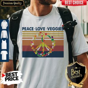 Peace Love Veggies Vintage Shirt