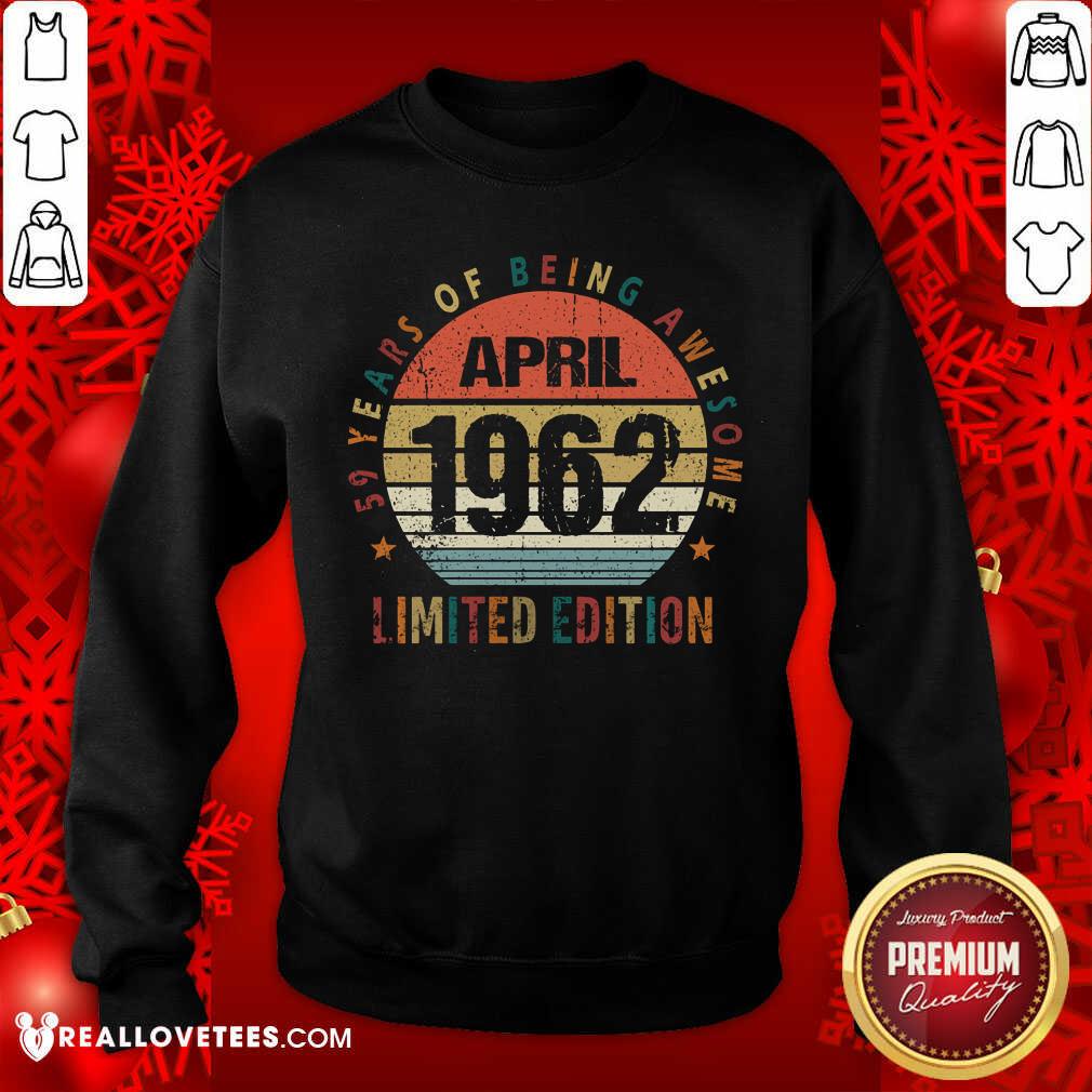 59 Years Of Being Awesome April Limited Edition Shirt
