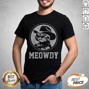 Official Meowdy Cat Cowboy Hat Shirt