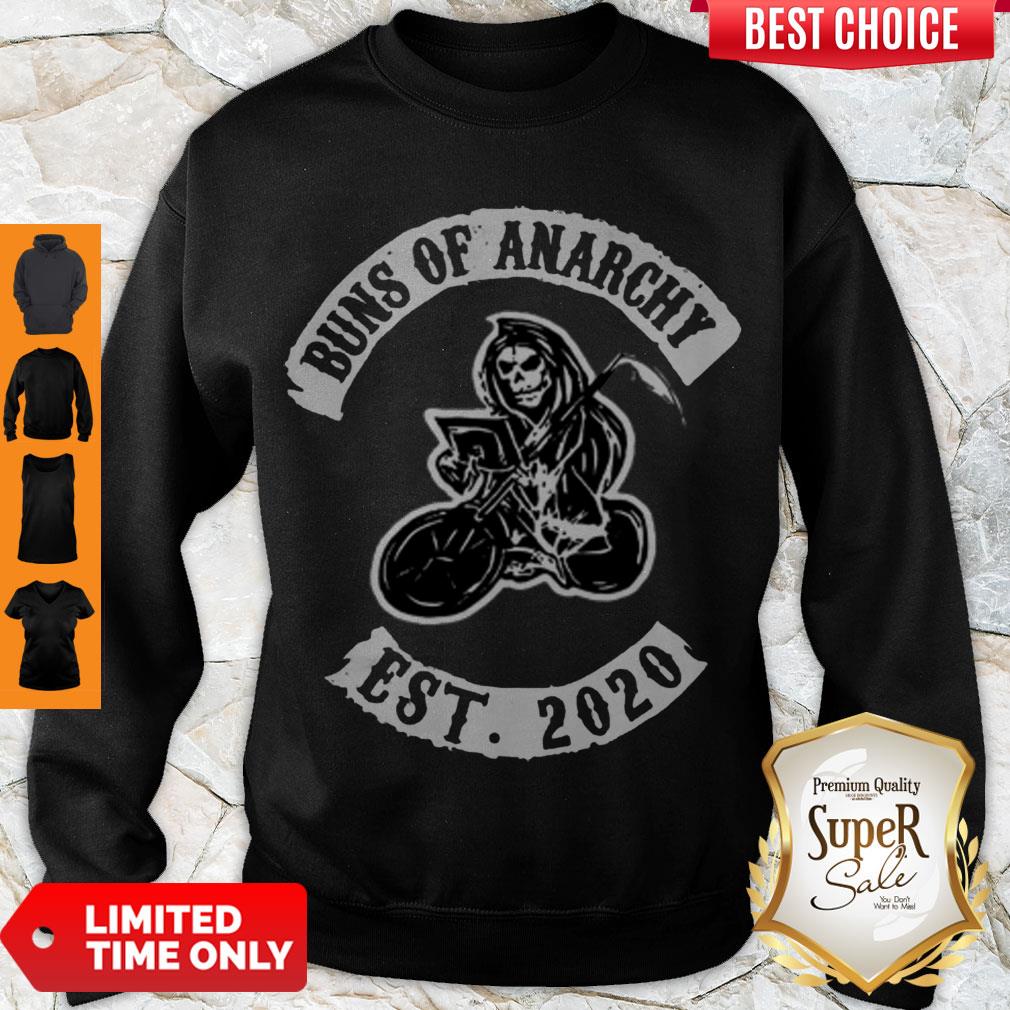 Hot Buns Of Anarchy Est 2020 Death Rider Shirt