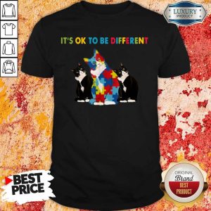 Cat Autism It's Ok To Be Different Shirt